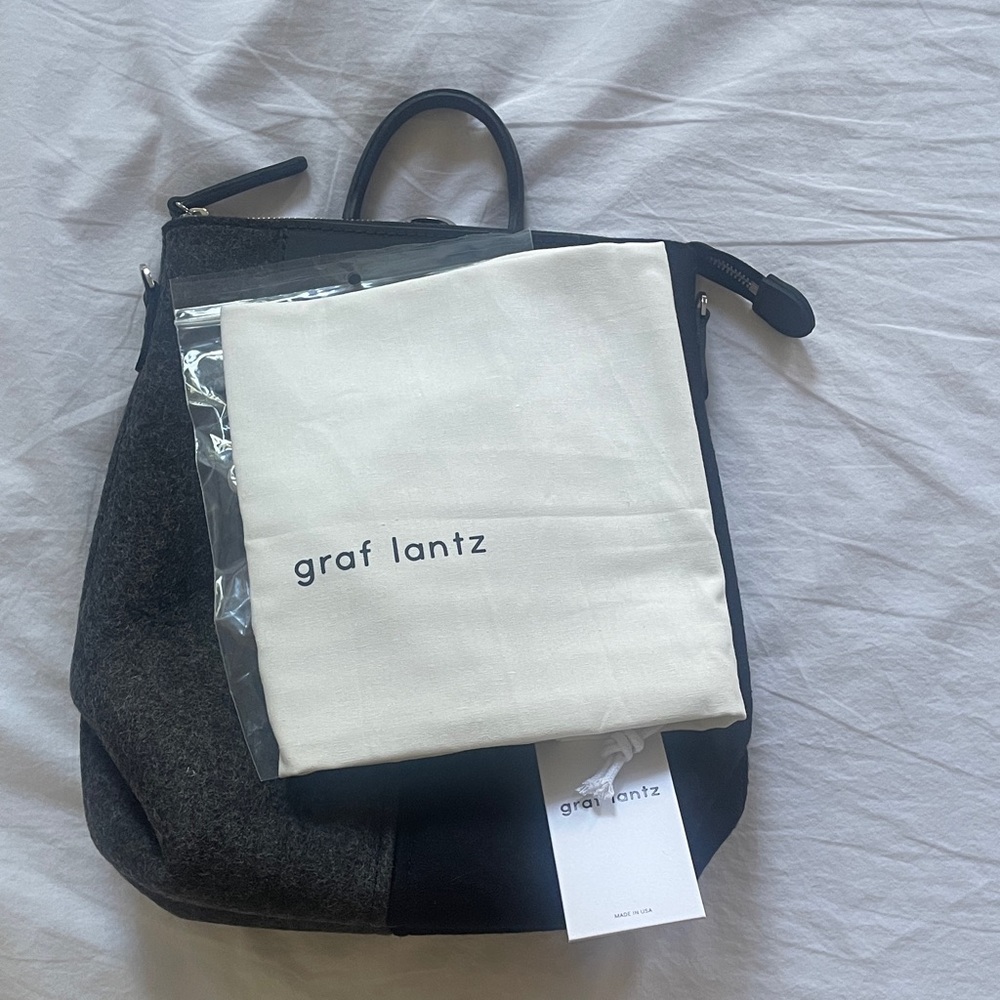 Graf Lantz Women’s Two-Tone Black & Gray Backpack